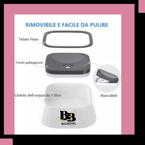 BAUBOWL®- ciotola-galleggiante-per-acqua-cani-gatti