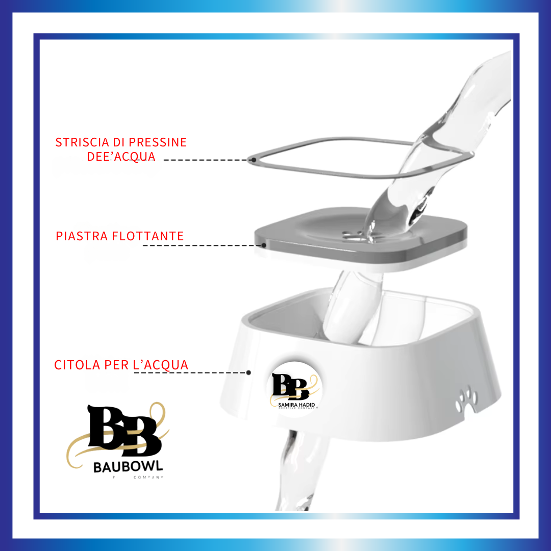 BAUBOWL®- ciotola-galleggiante-per-acqua-cani-gatti