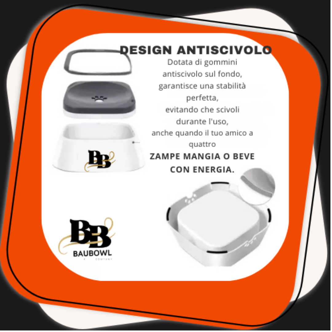 BAUBOWL®- ciotola-galleggiante-per-acqua-cani-gatti