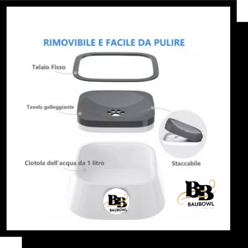 BAUBOWL®- ciotola-galleggiante-per-acqua-cani-gatti