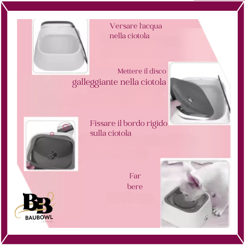 BAUBOWL®- ciotola-galleggiante-per-acqua-cani-gatti