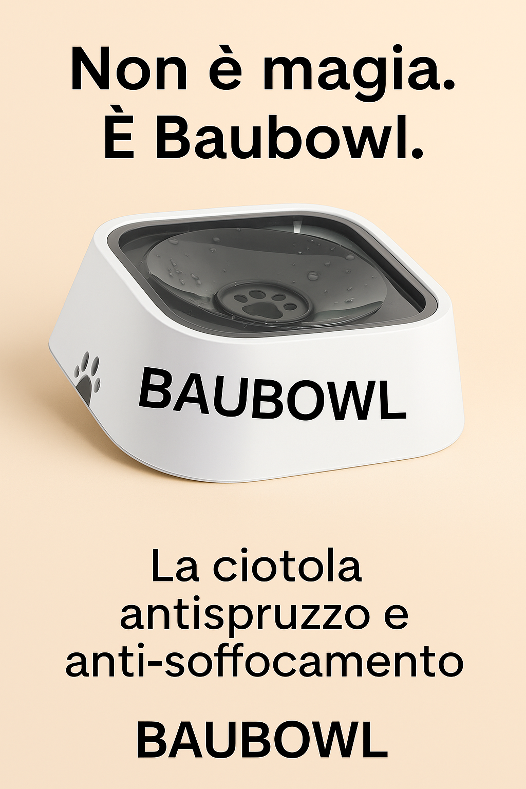 BAUBOWL®- ciotola-galleggiante-per-acqua-cani-gatti